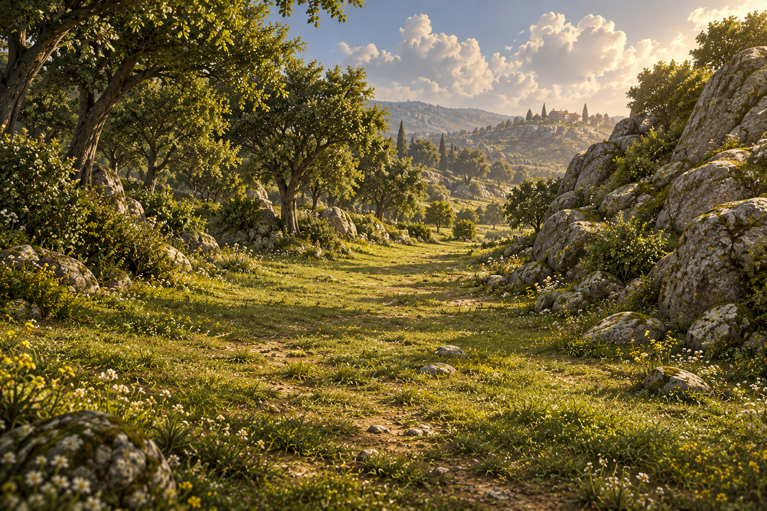 Rocky Pass scenic illustration